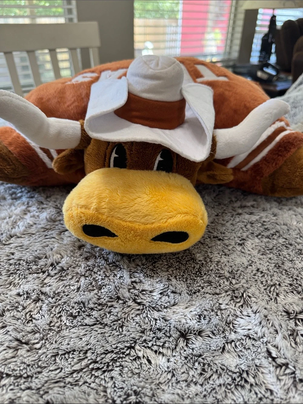 University of Texas Longhorns Plush Pillow Pet Bevo School Mascot NCAA Dorm Room